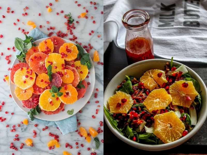 Winter Citrus Salad with Pomegranate