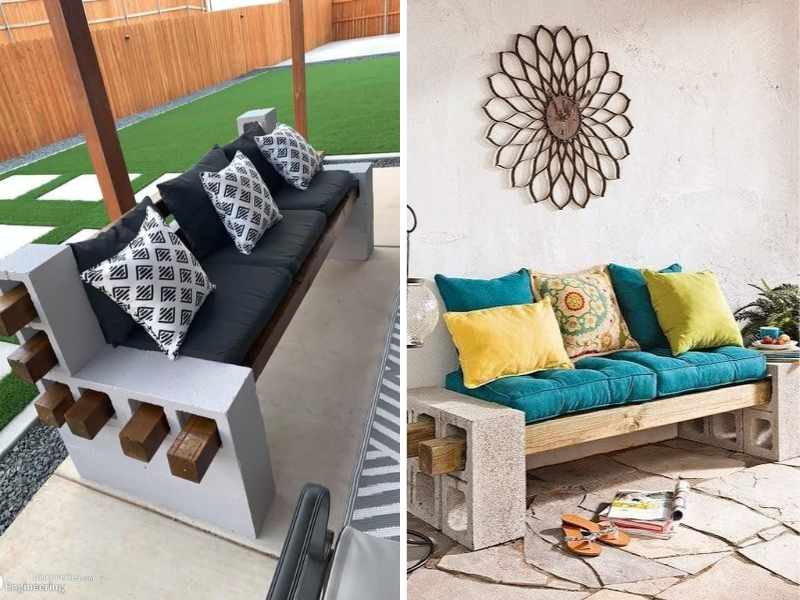 Cinder Block Furniture