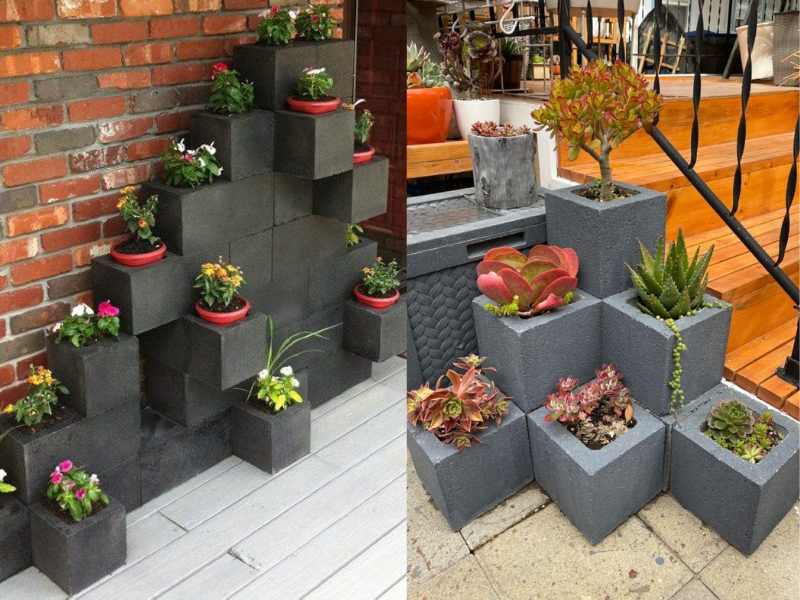 Cinder Block Garden