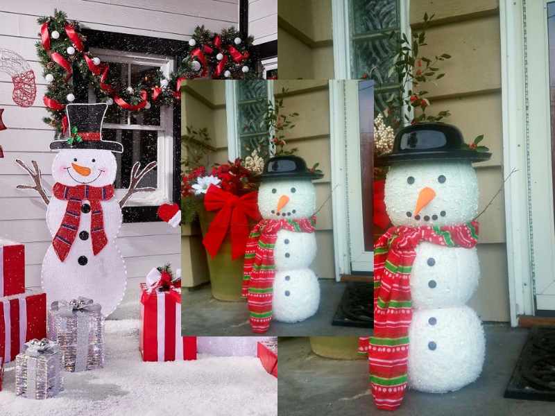 DIY Snowman Stack