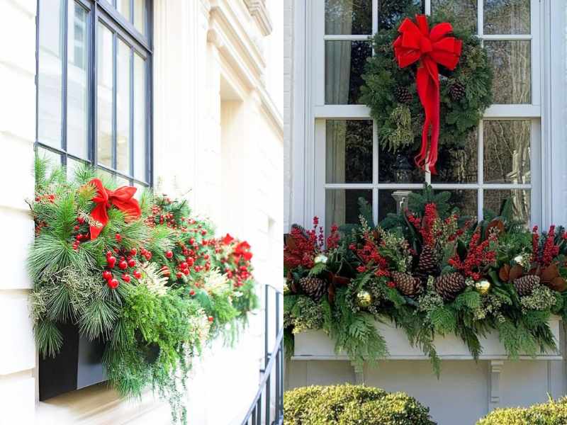 Festive Window Boxes