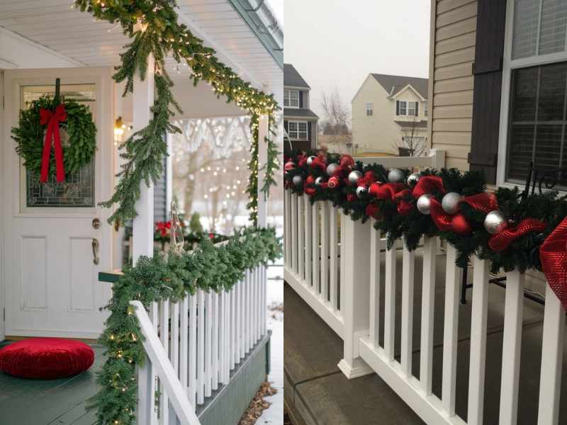 Garland Wrapped Railings