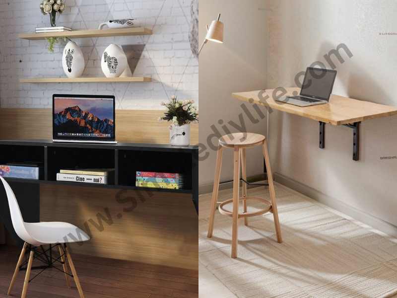 Minimalist Wall-Mounted Desk