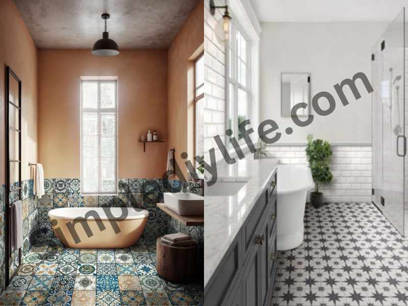 Patterned Floor Tiles