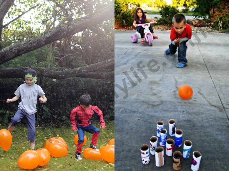 Pumpkin Bowling