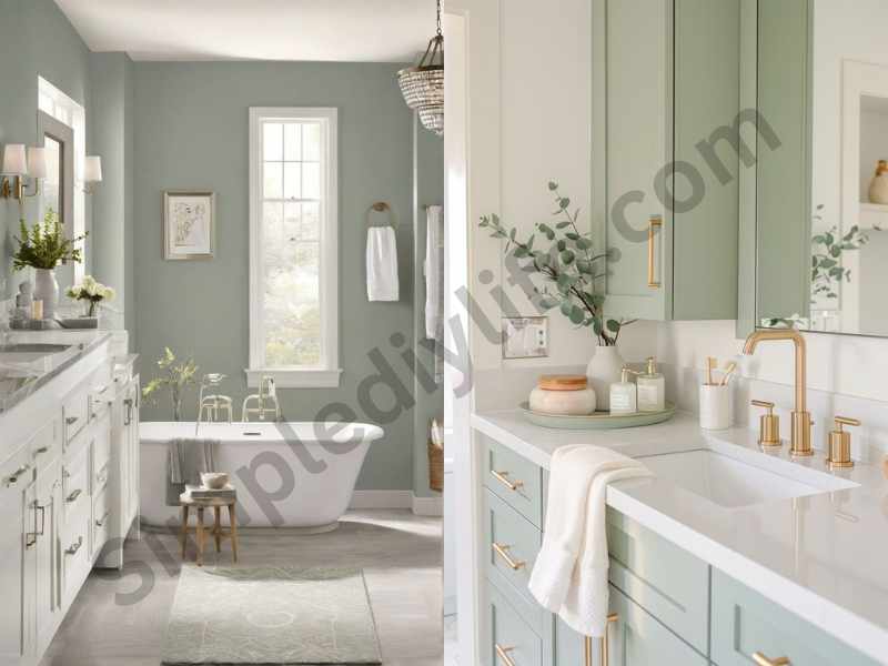 Sage Green and Cream