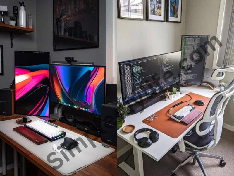 Vertical Monitor Setup