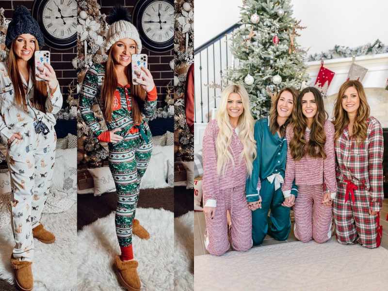 Christmas Pajama Fashion Show