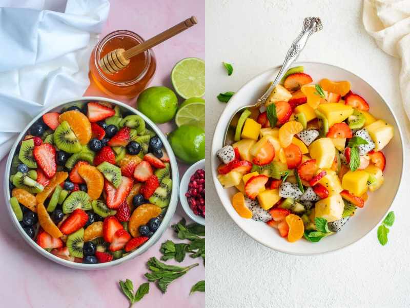 Fruit Salad with Mint and Honey