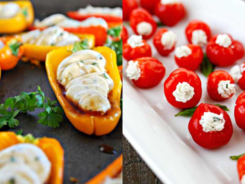 Goat Cheese Stuffed Peppers