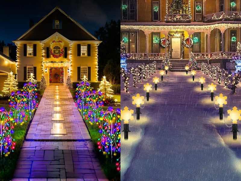 Pathway Lights in LED outdoor Christmas lighting