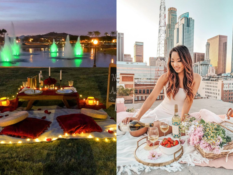 Rooftop Picnic Under the Stars