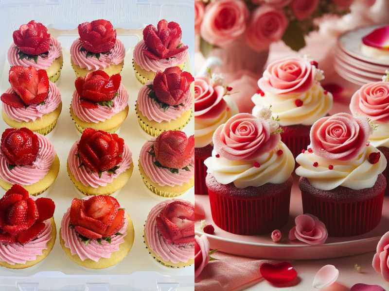 Rose Water Cupcakes