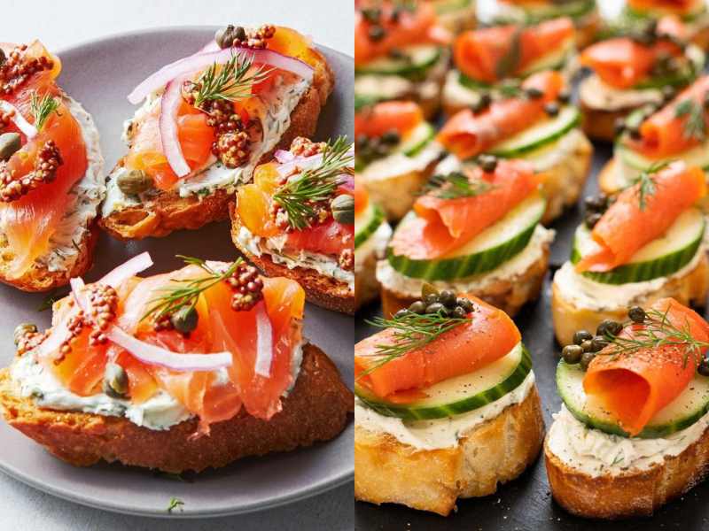 Smoked Salmon Crostini