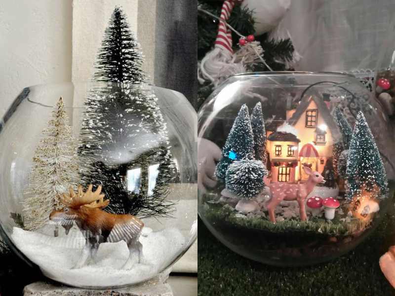 Snow Globe Centerpiece