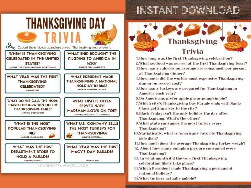 Thanksgiving Trivia