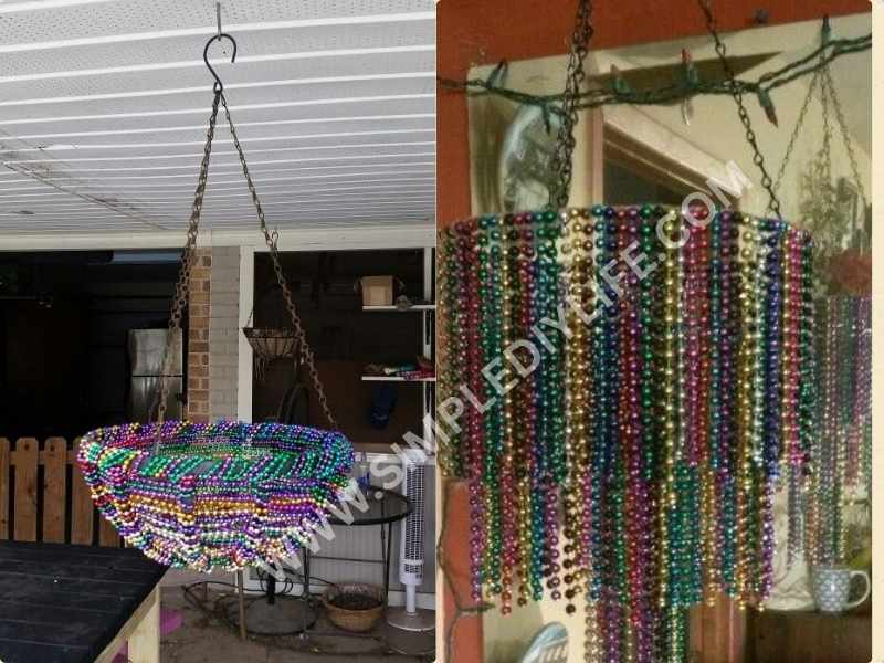 Bead Garland Chandelier