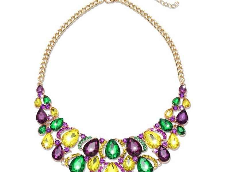 Bead Necklaces in Mardi Gras Party ideas