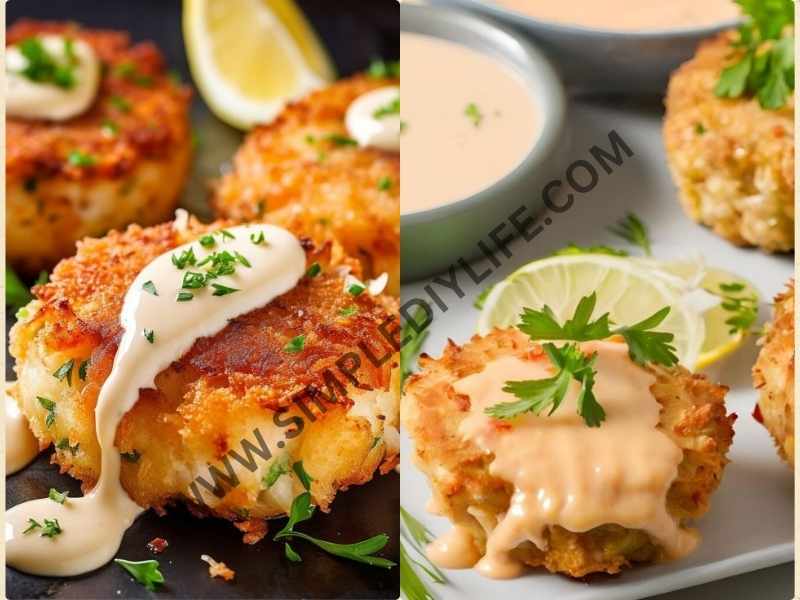 Crab Cakes with Remoulade Sauce as Valentine's day dinner recipes