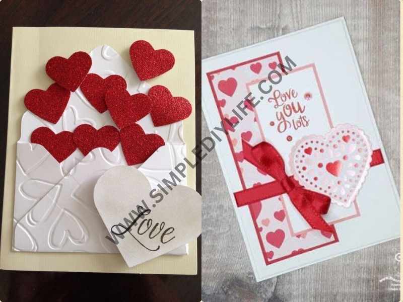 DIY Valentine’s Day Cards in easy Valentine's day crafts