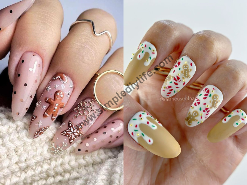 Gingerbread Nails