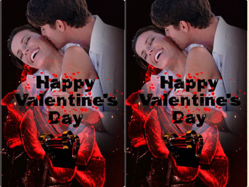 Happy hearts, happy moments, happy Valentine's Day in happy valentine day picture.