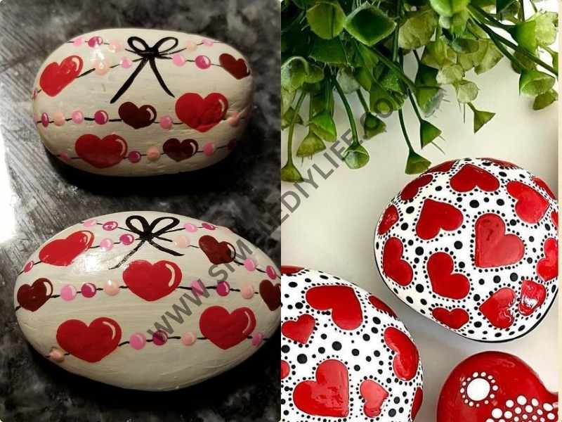 Love Rocks in easy Valentine's day crafts