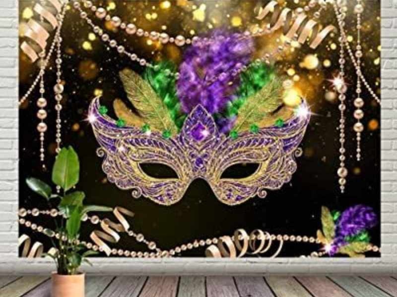 Mardi Gras Parade Photo Booth in Mardi Gras Party ideas