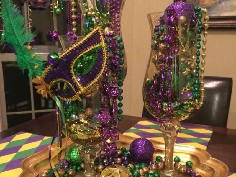 Mask-Making Station in Mardi Gras Party ideas