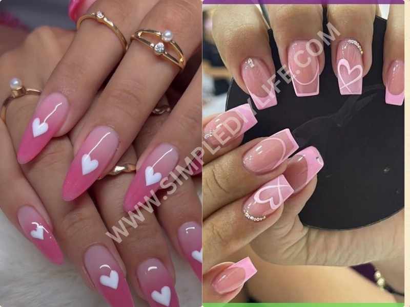 Pastel Pink French Tips