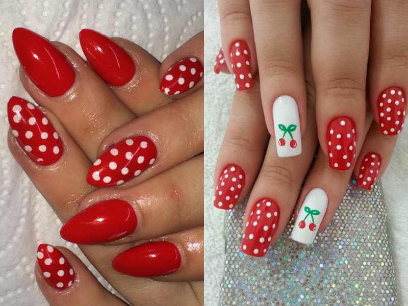 Red and White Polka Dots