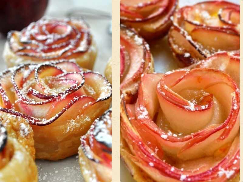 Rose-Shaped Apple Pastries