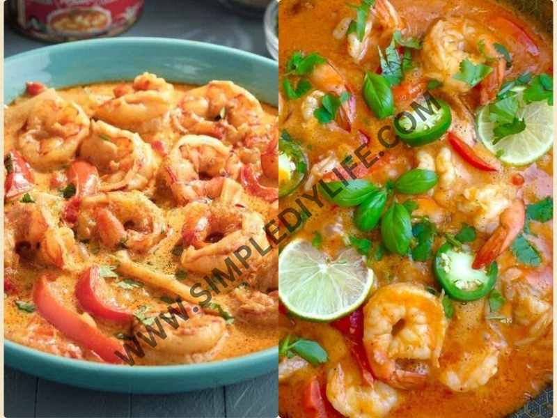 Thai Red Curry with Shrimp as Valentine's day dinner recipes