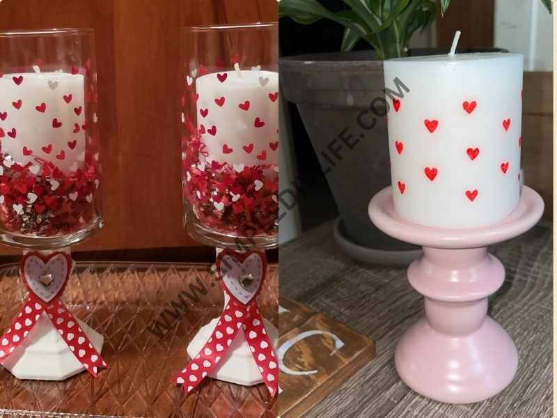 Valentine’s Candle Holders