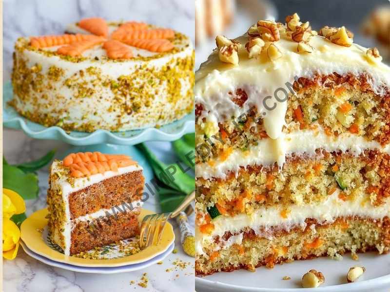 Carrot Cake with Cream Cheese Frosting in delightful Easter recipes