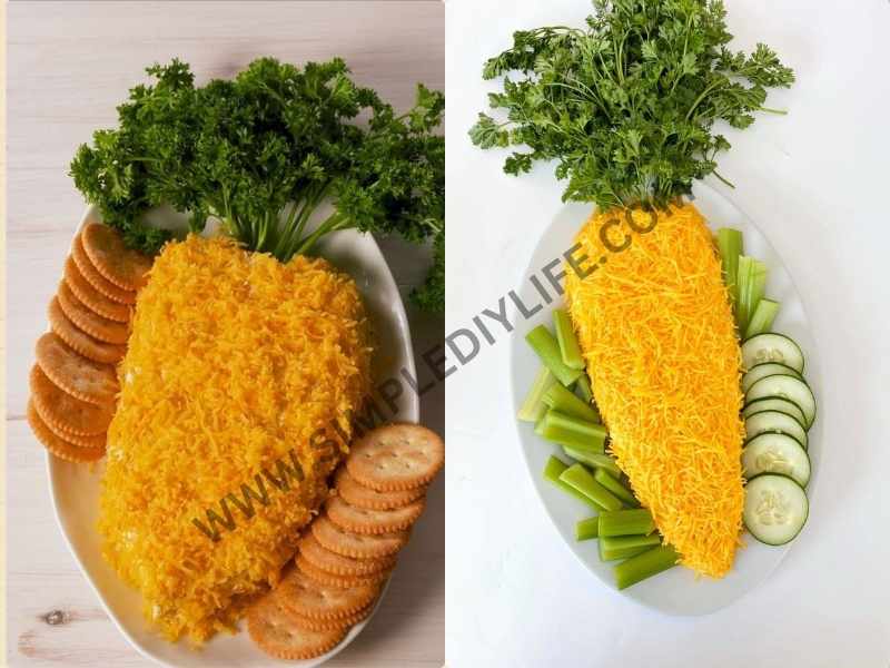 Carrot-Shaped Cheese Ball