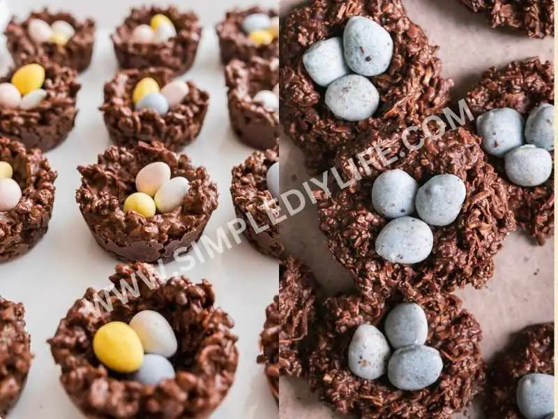 Chocolate Nest Cookies as Easter dinner recipes