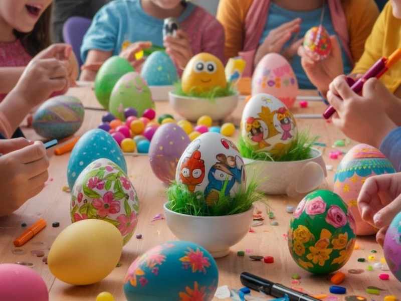 Confetti Egg Hunt in Easter egg hunt ideas