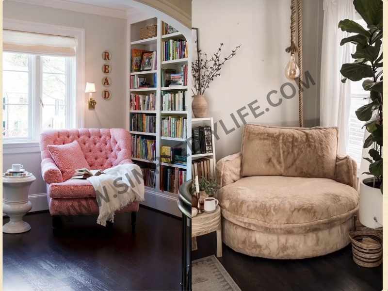 Corner Sofa as reading nook furniture ideas