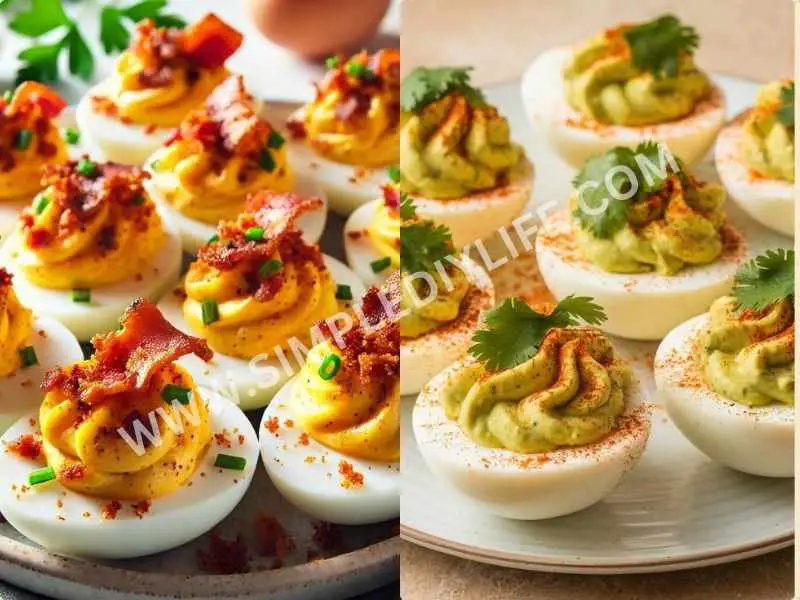 Deviled Eggs with a Twist as Easter dinner recipes