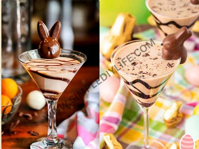 Easter Bunny Hot Chocolate in delightful Easter recipes