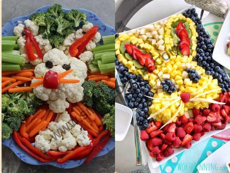 Easter Bunny Veggie Platter