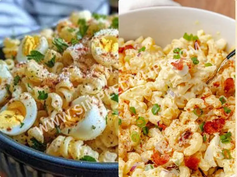 Easter Egg Pasta Salad as Easter dinner recipes