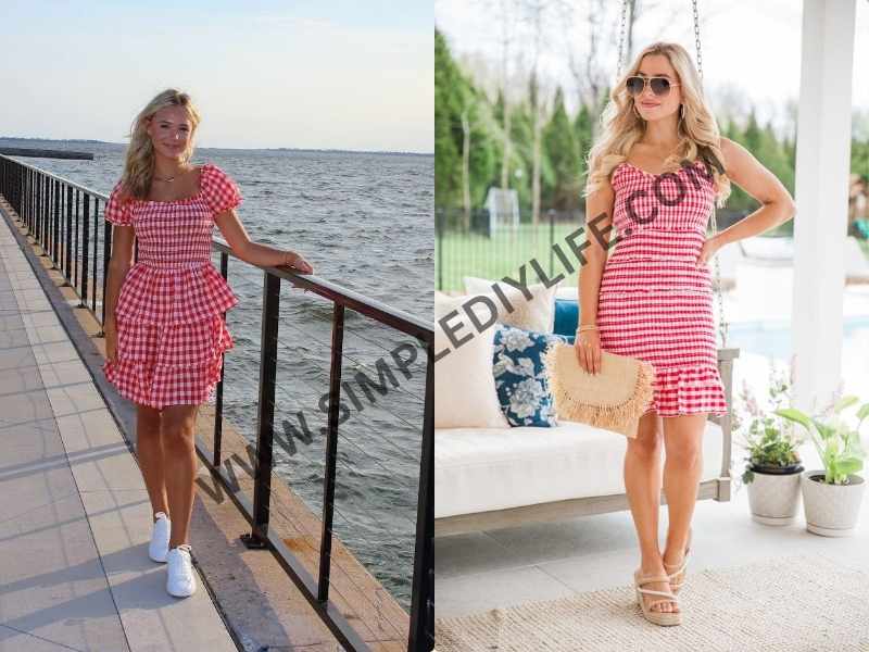 Gingham Dress as Easter outfits for women