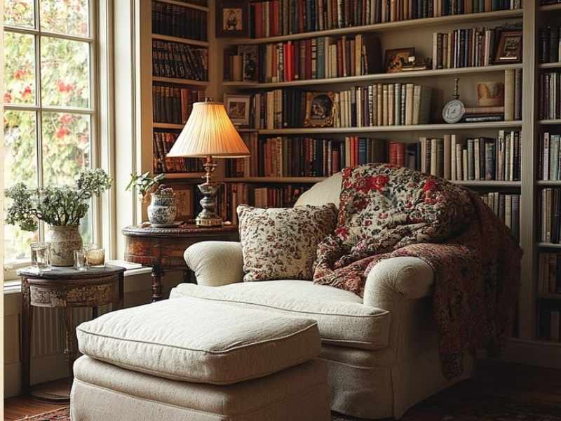 Rocking Chair as reading nook furniture ideas