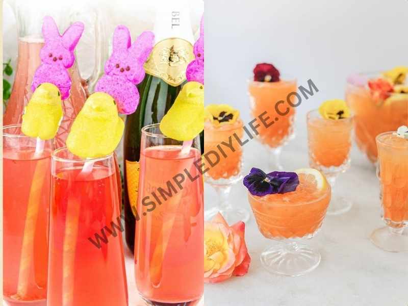 Springtime Mocktail in delightful Easter recipes