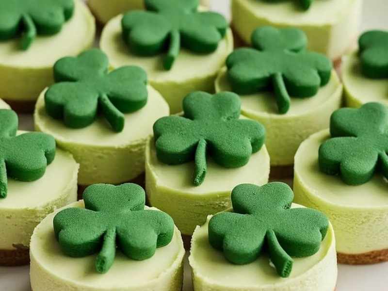 Baileys Irish Cream Cheesecake as easy St Patrick's Day recipes