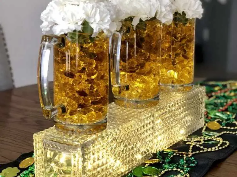 Beer Mug Centerpiece