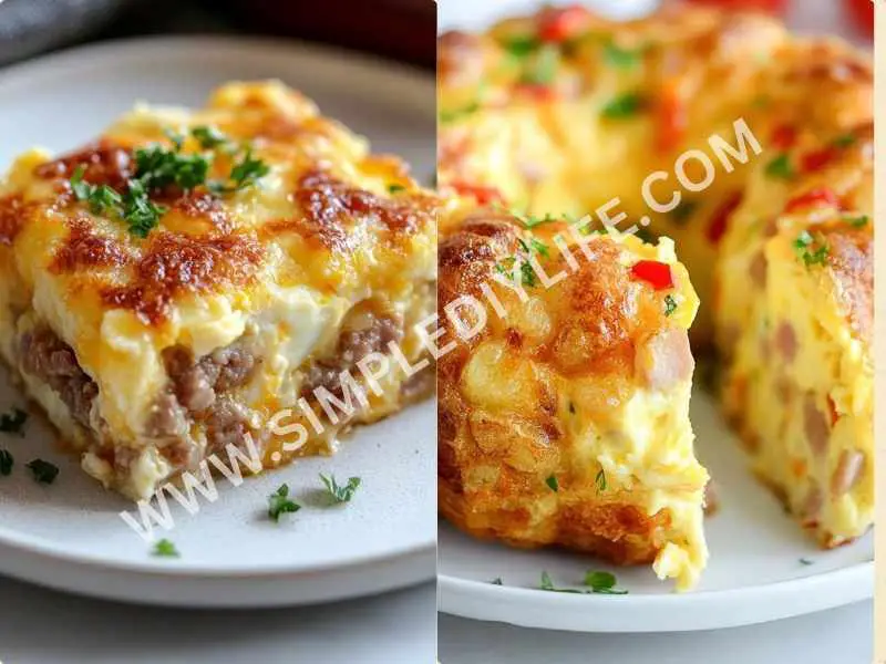 Breakfast Casserole as mother's day brunch ideas