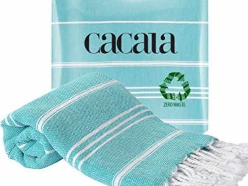 Cacala Turkish Bath Towel in bathroom accessories in Amazon